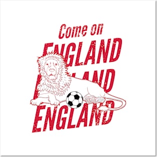 England Football Fan Posters and Art